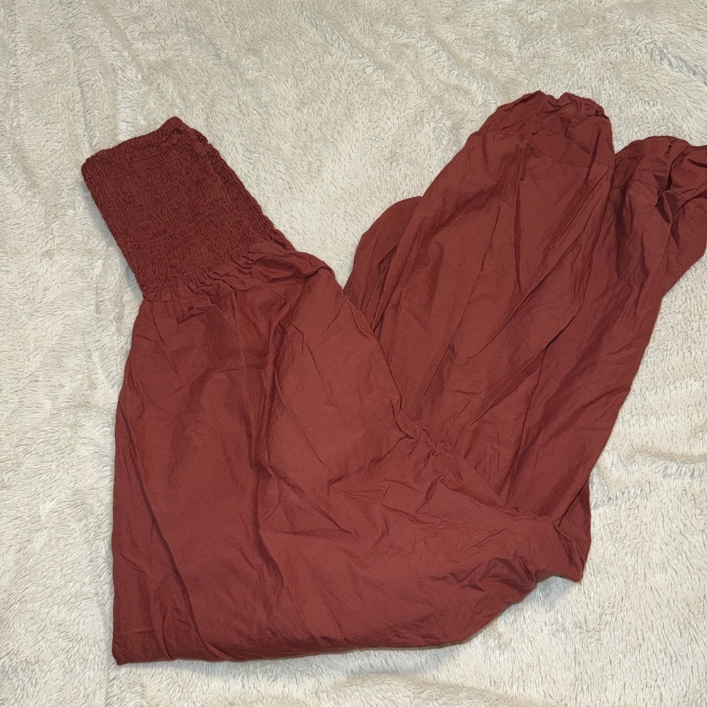 Mauve Jumpsuit One Size Fits All 100% Cotton